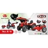 Pedalinis traktorius su priekaba FALK Massey Ferguson raudonas nuo 3 metų