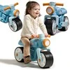 Falk Motoroleris Retro Mėlynas Su Tyliomis Padangomis