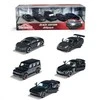 „Majorette Juodas Edition“ rinkinys 5 juodo metalo automobiliai