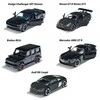 „Majorette Juodas Edition“ rinkinys 5 juodo metalo automobiliai
