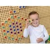 MASTERKIDZ akriliniai spalvoti deimantai STEM mokslo lentai, 72 dalys