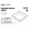 MASTERKIDZ Acrylic Vanduo and Sand Play Container - Square