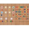 MASTERKIDZ abėcėlės raidžių rinkinys (didžiosios ir mažosios) STEM sienų plokštėms, 122 vnt.