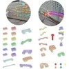 MASTERKIDZ Ball Track Construction Set STEM Board 209 pieces
