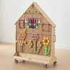MASTERKIDZ Wooden STEM Board Freestanding XXL in the Shape of a House