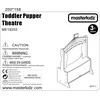 MASTERKIDZ Wooden Puppet Theatre Shop Stall