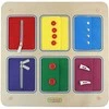 „Wallboard“ atidarymo ir uždarymo spynų slankikliai mygtukai MasterKidz Montessori