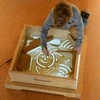 Masterkidz Smėlio rėmas + priedai 54x54 cm (ME07216)