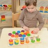 MASTERKIDZ galvosūkių mokymosi skaičiavimas ir spalvos Montessori rūšiuotojas