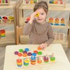 MASTERKIDZ galvosūkių mokymosi skaičiavimas ir spalvos Montessori rūšiuotojas