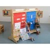 Masterkidz Medžiaginis Lapelis su Kišenėmis Rašikliai ir Vaizdai Raudonas