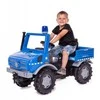 Pedalinis sunkvežimis policijos automobilis Rolly Toys RolliUnimog Mercedes-Benz