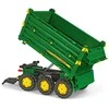 Rolly Toys rollyMulti Trailer „John Deere“ trijų ašių priekaba savivartė