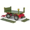Rolly Toys rollyTrailer „Rolly Multi“ dviejų ašių žalia priekaba savivartė