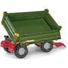 Rolly Toys rollyTrailer „Rolly Multi“ dviejų ašių žalia priekaba savivartė