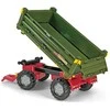 Rolly Toys rollyTrailer „Rolly Multi“ dviejų ašių žalia priekaba savivartė