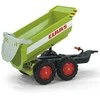 Rolly Toys CLAAS rollyTrailer puspriekabė su pakeliamu kėbulu