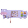 Viga Toys Medinė Hipopotamo Sensorinė Manipuliacinė Lenta
