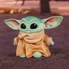 Mattel „Simba Disney“ talismano kūdikis Yoda Mandalorian Žvaigždžių karai 25cm pliušinis