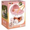 Lėlių vežimėlis Smoby Baby Nurse, balta/rožinė