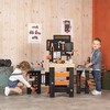 Black & Decker Smoby Profesinis žaidimų dirbtuvėlių rinkinys su įrankiais ir pjūklu