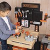 Black & Decker Smoby Profesinis žaidimų dirbtuvėlių rinkinys su įrankiais ir pjūklu