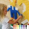 MASTERKIDZ Colorful Pegs for Science Board 512 Pieces 8 Colors