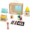 Tooky Toys „Taky Toy Box XXL Montessori Educational 6in1 Sensory“ 0–6 mėnesiai