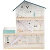 Tooky Toys Medinis TOOKY TOY lėlių namas su figūrėlėmis