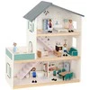 Tooky Toys Medinis TOOKY TOY lėlių namas su figūrėlėmis