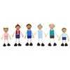 Tooky Toys Medinis TOOKY TOY lėlių namas su figūrėlėmis