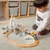 Tooky Toys TOOKY TOY medinė kosminė traukinuko trasa