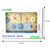 Tooky Toys Medinė kosminė Montessori lenta Tooky Toy astronauto valdymo pultas
