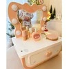 Tooky Toys Medinis makiažo staliukas TOOKY TOY Drugelis su LED apšvietimu