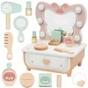 Tooky Toys Medinis makiažo staliukas TOOKY TOY Drugelis su LED apšvietimu
