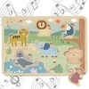 Tooky Toys TOOKY TOY medinė interaktyvi dėlionė Gyvūnėliai