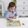 Tooky Toys TOOKY TOY medinė interaktyvi dėlionė Gyvūnėliai
