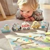 Tooky Toys Tooky Toy Medinis Dėlionė Pojazdai Automobiliai Lėktuvai Laivai Miestas