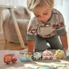 Tooky Toys Tooky Toy Medinis Dėlionė Pojazdai Automobiliai Lėktuvai Laivai Miestas
