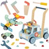 Tooky Toys Medinis TOOKY TOY stumdukas automobilis su STEM dirbtuve