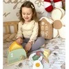 Tooky Toys TOOKY TOY Medinis skrudintuvas Pastelinis pusryčių rinkinys