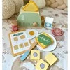 Tooky Toys TOOKY TOY Medinis skrudintuvas Pastelinis pusryčių rinkinys