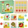 Tooky Toys Medinė dėlionė su gyvūnais Tooky Toy 1547