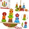 Tooky Toys Medinė balansinė dėlionė Gyvūnai TOOKY TOY