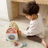 Tooky Toys TOOKY TOY Erdvės raketa lavinamasis rūšiuoklis medinis labirintas