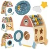 Tooky Toys TOOKY TOY Space Rocket Activity Sorter Wooden Maze