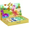 Tooky Toys TOOKY TOY magnetinė dėlionė Dinozaurai