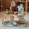 Tooky Toys Medinė kosminė stovėjimo stotis-kosminis parkingas TOOKY TOY