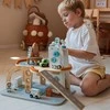Tooky Toys Medinė kosminė stovėjimo stotis-kosminis parkingas TOOKY TOY