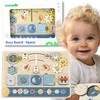 Tooky Toys Medinė kosminė Montessori lenta Tooky Toy astronauto valdymo pultas